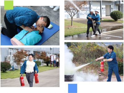 ag尊龙凯时·人生就是博医药新昌基地组织11.9消防技能竞赛活动