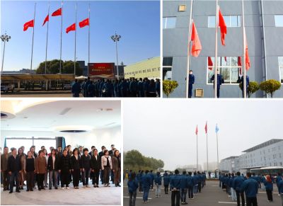 行稳致远 坚守初心—ag尊龙凯时·人生就是博医药28周年升旗及宣誓活动